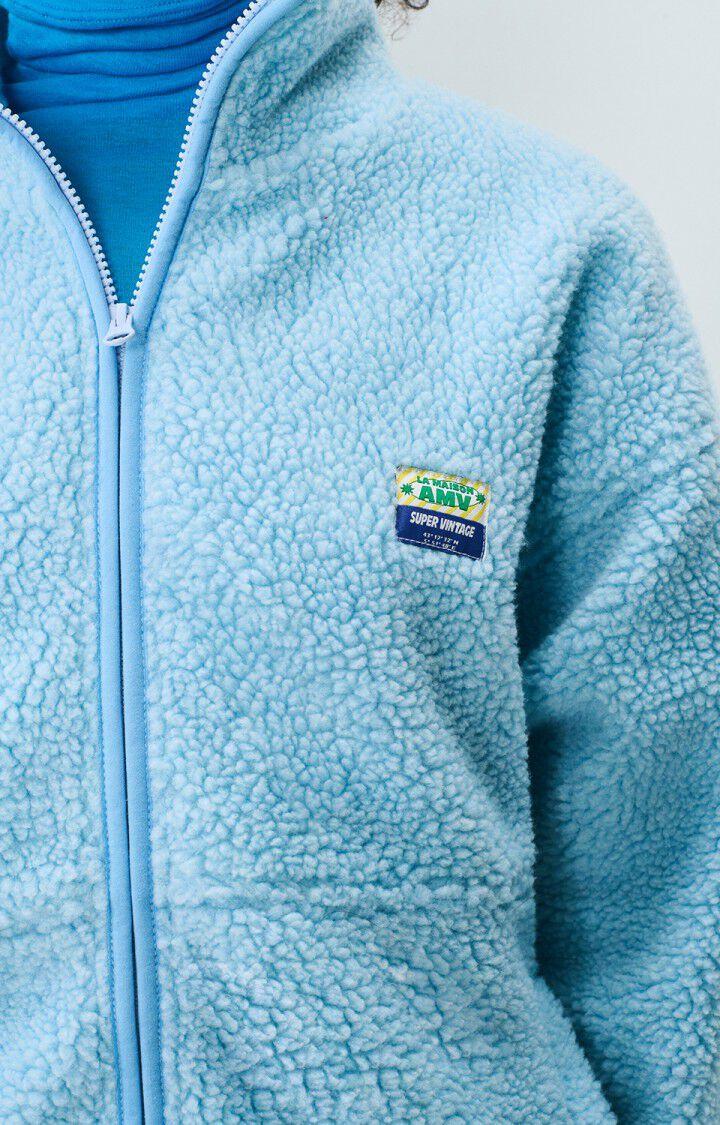 American Vintage Veste Femme Hoktown - BLEU POLAIRE 54 Manches Longues Bleu - E25