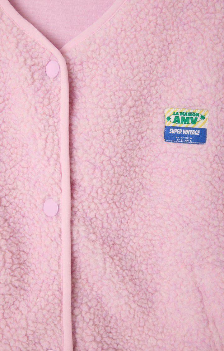 American Vintage Veste Femme Hoktown - DRAGEE CHINE 0 Sans Manches Rose - E25