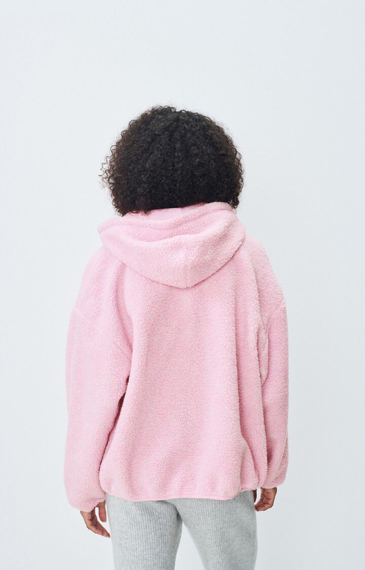 American Vintage Veste Femme Hoktown - DRAGEE CHINE 50 Manches Longues Rose - E25