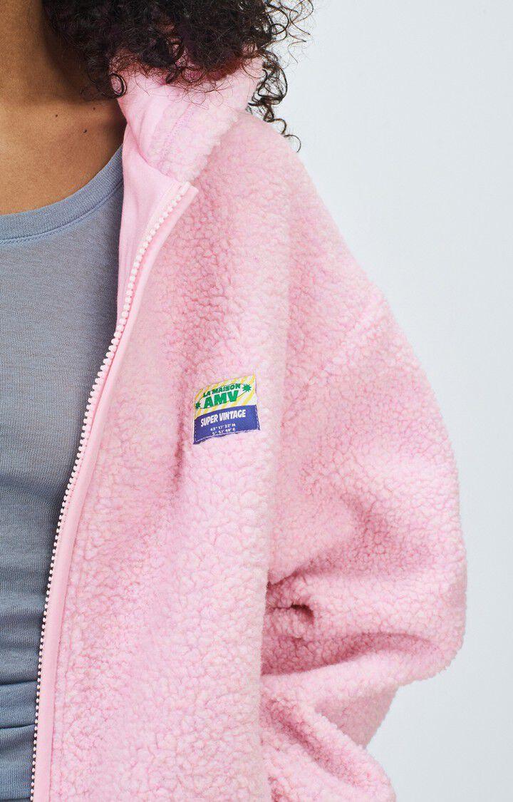 American Vintage Veste Femme Hoktown - DRAGEE CHINE 50 Manches Longues Rose - E25