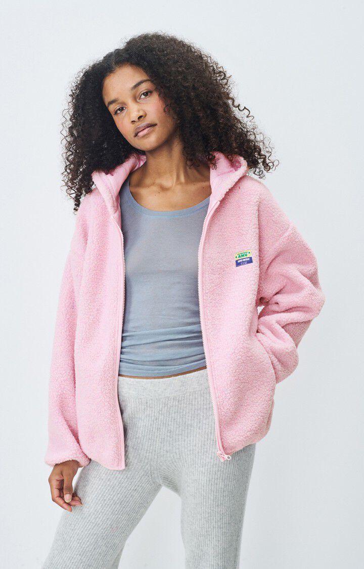 american vintage Veste femme Hoktown - DRAGEE CHINE 50 Manches longues Rose - E25