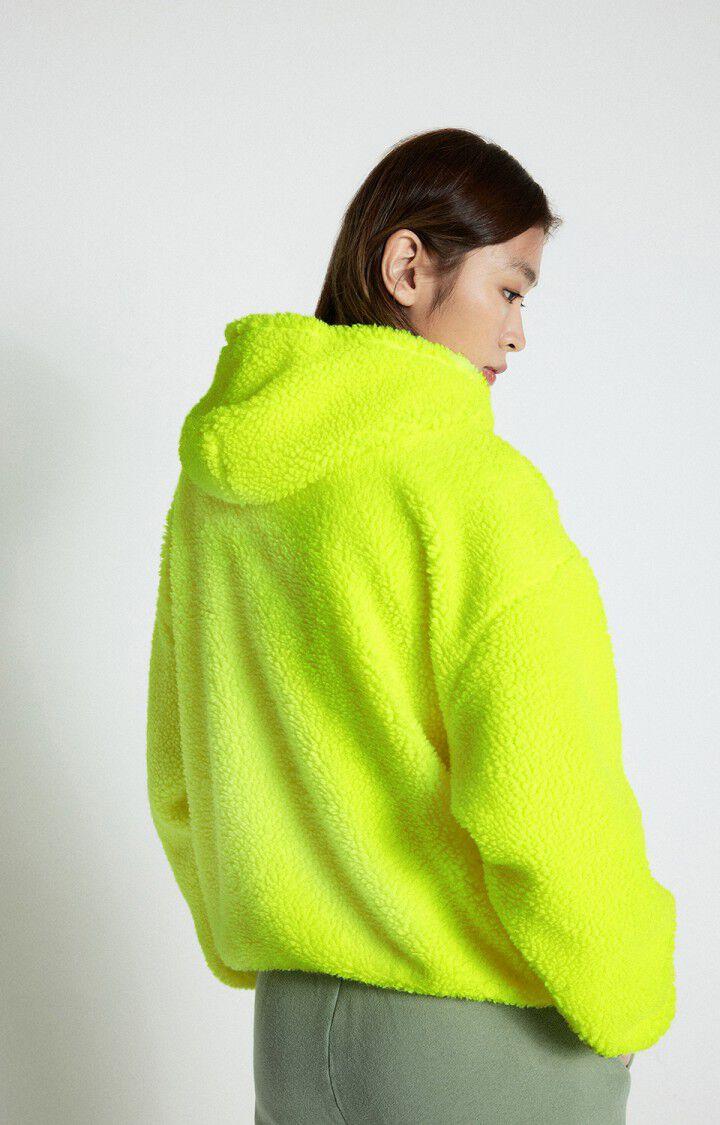 American Vintage Veste Femme Hoktown - JAUNE FLUO 50 Manches Longues Jaune - E25