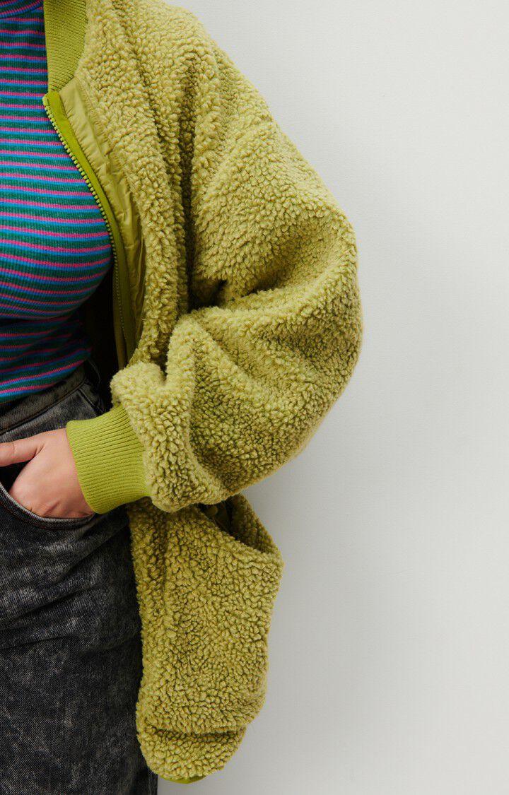 American Vintage Veste Femme Hoktown - OLIVERAIE CHINE 52 Manches Longues Vert - E24