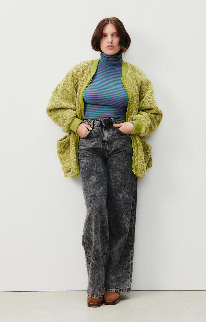 American Vintage Veste Femme Hoktown - OLIVERAIE CHINE 52 Manches Longues Vert - E24