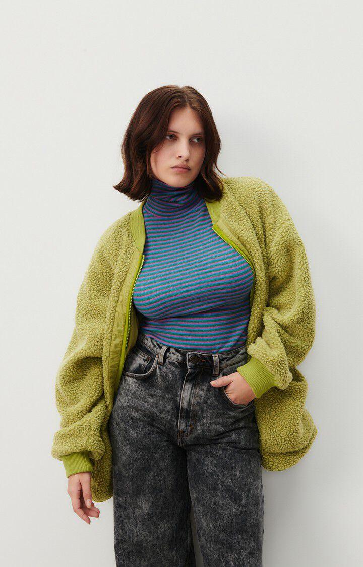 american vintage Veste femme Hoktown - OLIVERAIE CHINE 52 Manches longues Vert - E24