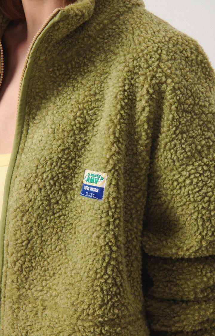 American Vintage Veste Femme Hoktown - OLIVERAIE CHINE 54 Manches Longues Vert - E24