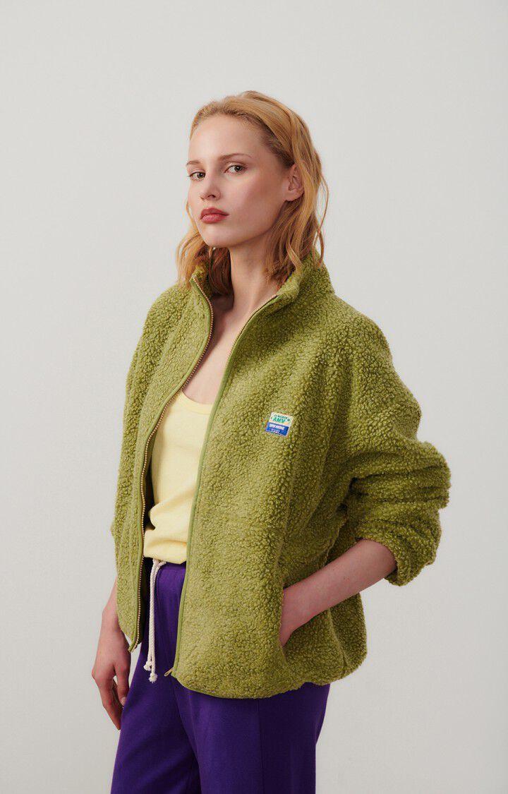 american vintage Veste femme Hoktown - OLIVERAIE CHINE 54 Manches longues Vert - E24