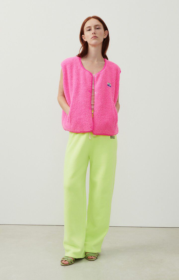 American Vintage Veste Femme Hoktown - PINK ACID CHINE 0 Sans Manches Rose - E25