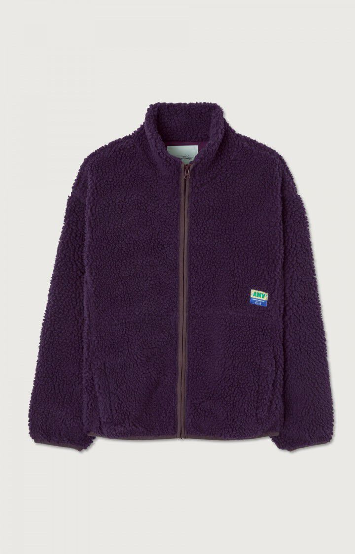 American Vintage Veste Femme Hoktown - PRUNE Manches Longues Violet - H22