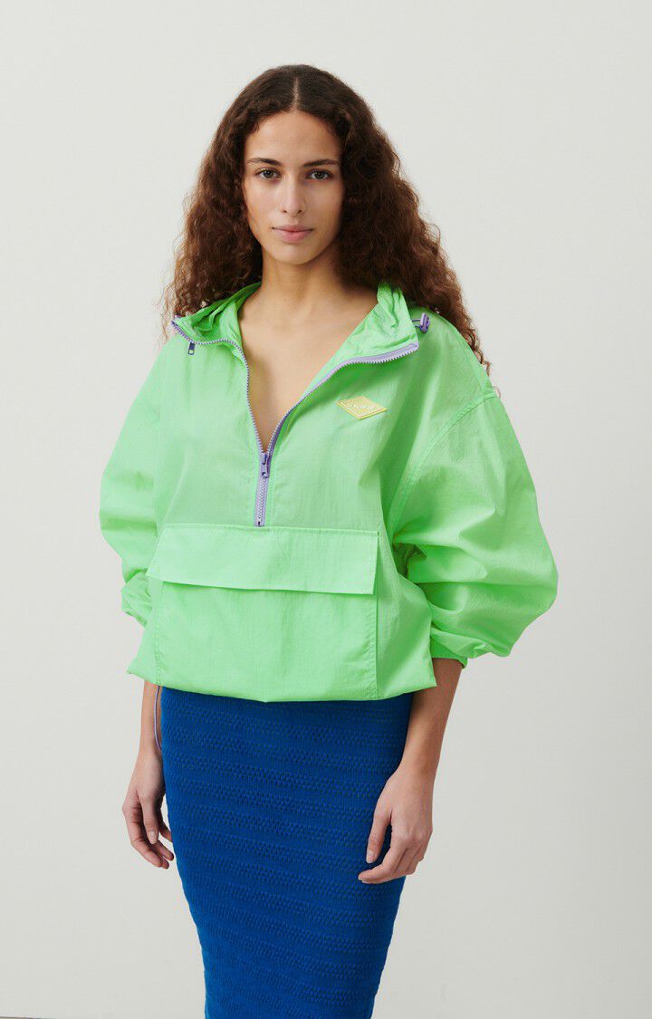 american vintage Veste femme Ikino - AMANDIER 53 Manches longues Vert - E24