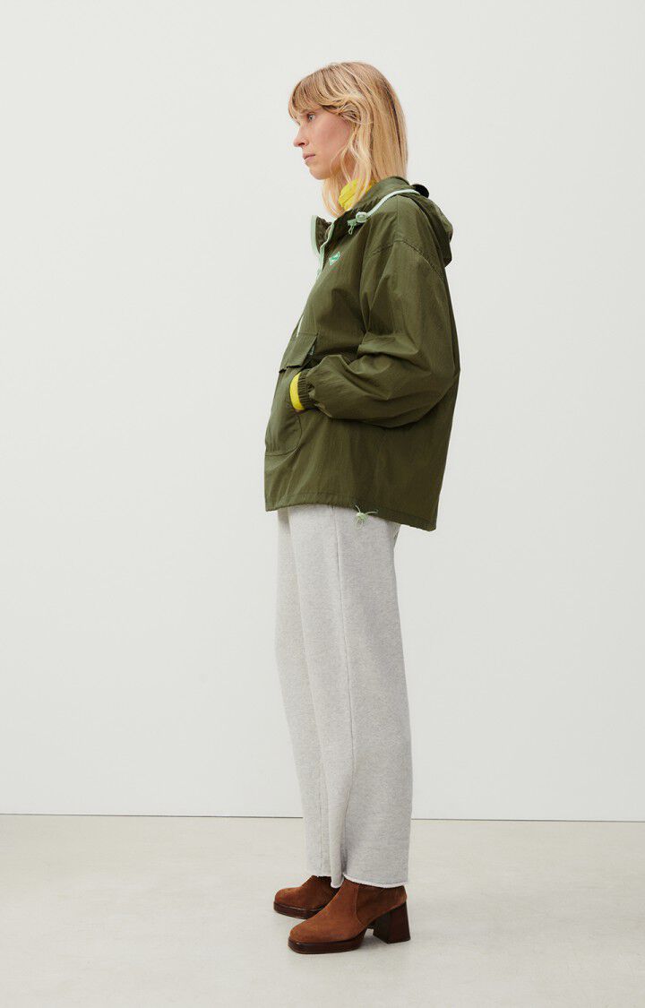 American Vintage Veste Femme Ikino - HERBES DE PROVENCE 53 Manches Longues Vert - E24