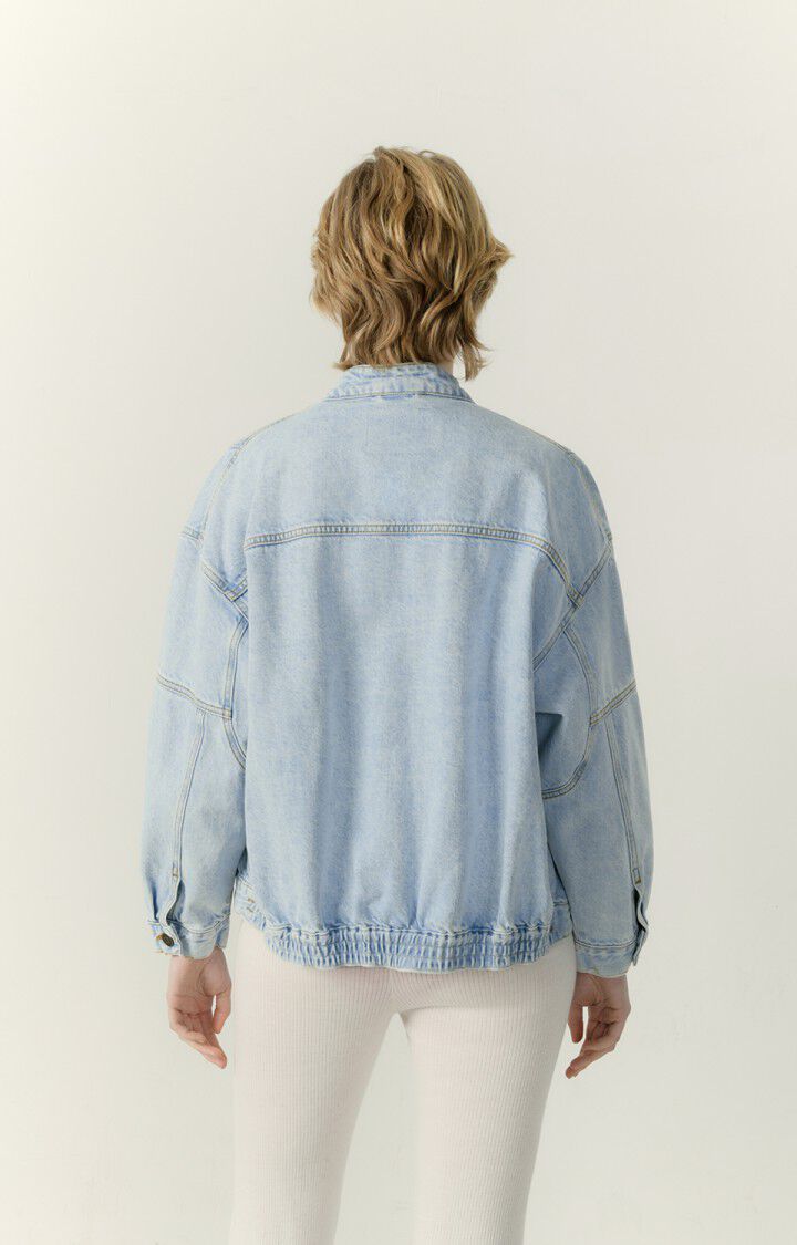 American Vintage Veste Femme Joybird - BLEACHED 52 Manches Longues Bleu - E23
