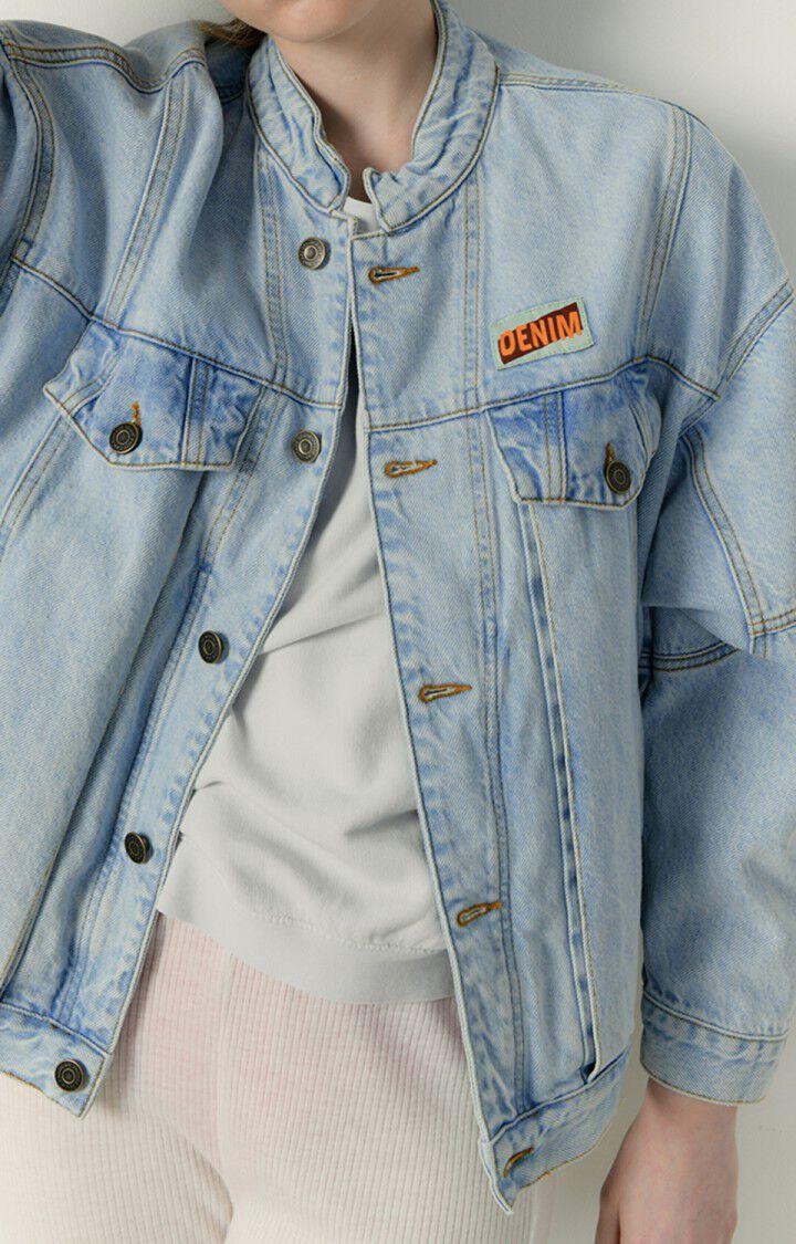 American Vintage Veste Femme Joybird - BLEACHED 52 Manches Longues Bleu - E23