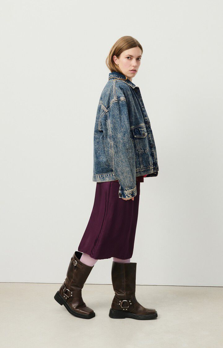 American Vintage Veste Femme Joybird - DIRTY VINTAGE 55 Manches Longues Bleu - H24