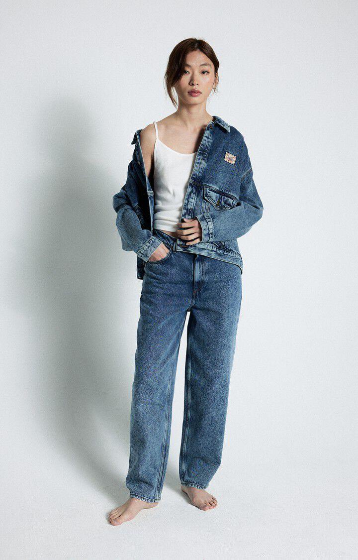 American Vintage Veste Femme Joybird - STONE 55 Manches Longues Bleu - E25