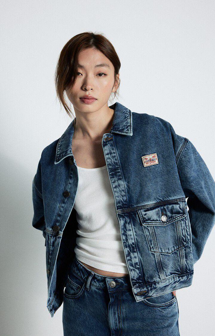 american vintage Veste femme Joybird - STONE 55 Manches longues Bleu - E25