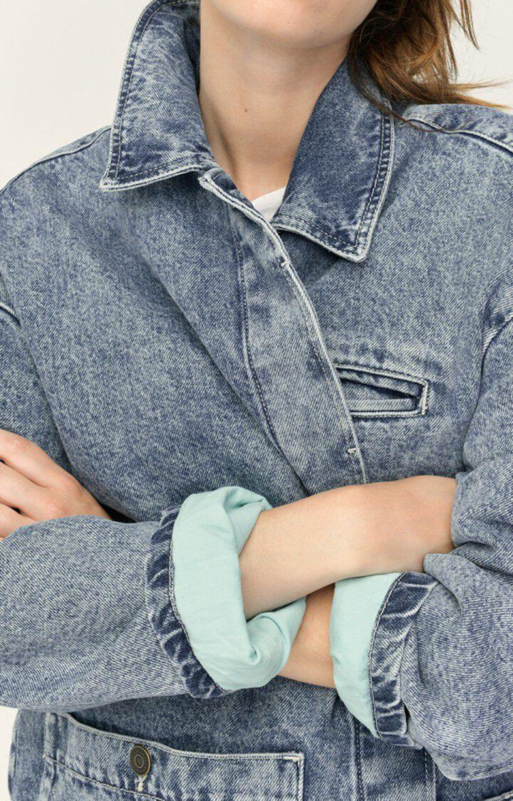 American Vintage Veste Femme Joybird - STONE BLEU CLAIR Manches Longues Bleu - H22