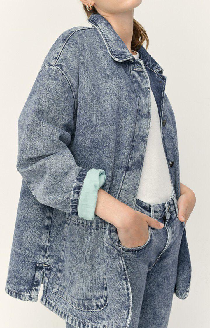 American Vintage Veste Femme Joybird - STONE BLEU CLAIR Manches Longues Bleu - H22