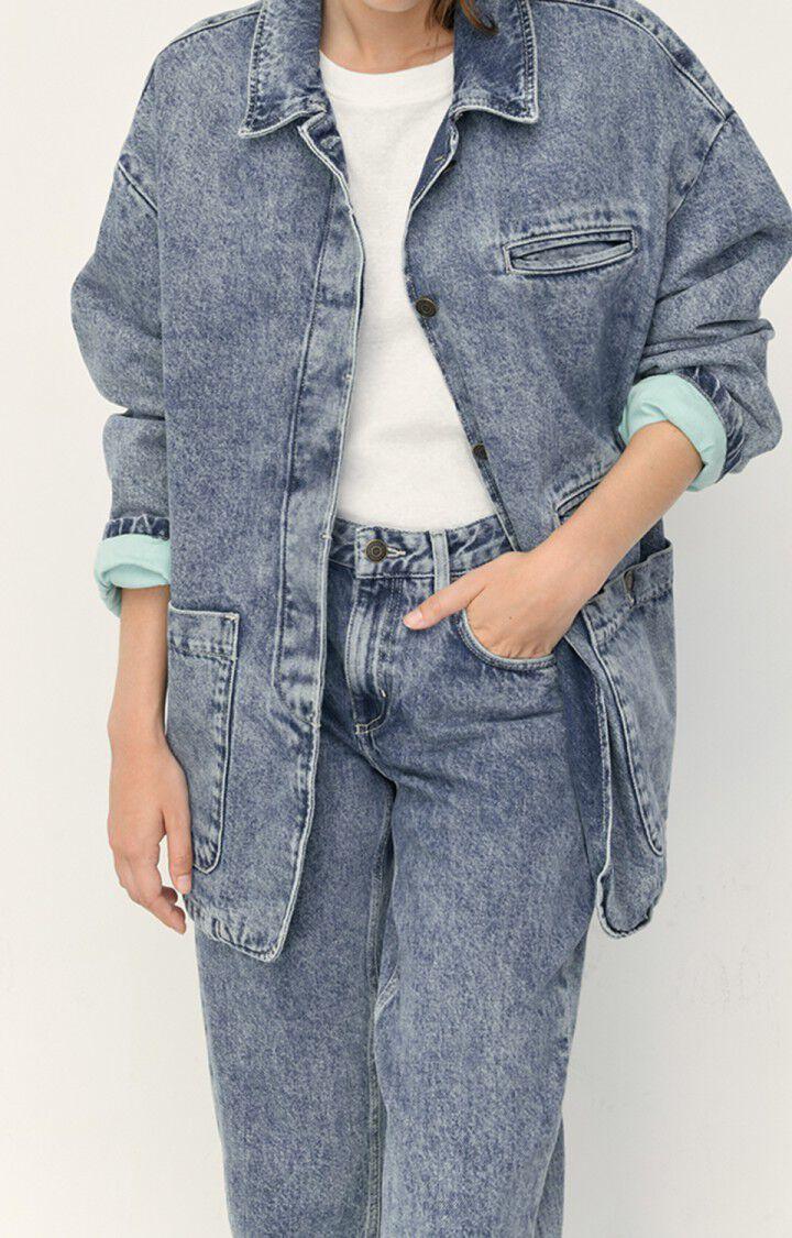 american vintage Veste femme Joybird - STONE BLEU CLAIR Manches longues Bleu - H22