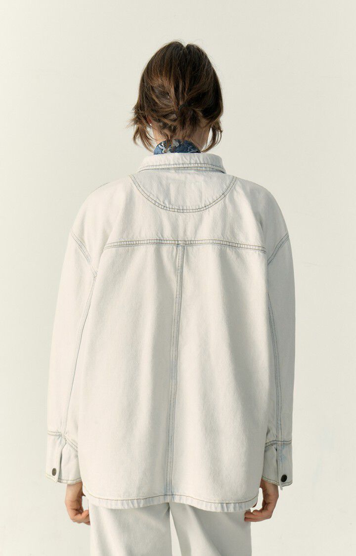 American Vintage Veste Femme Joybird - SUPER BLEACHED 53 Manches Longues Blanc - H23