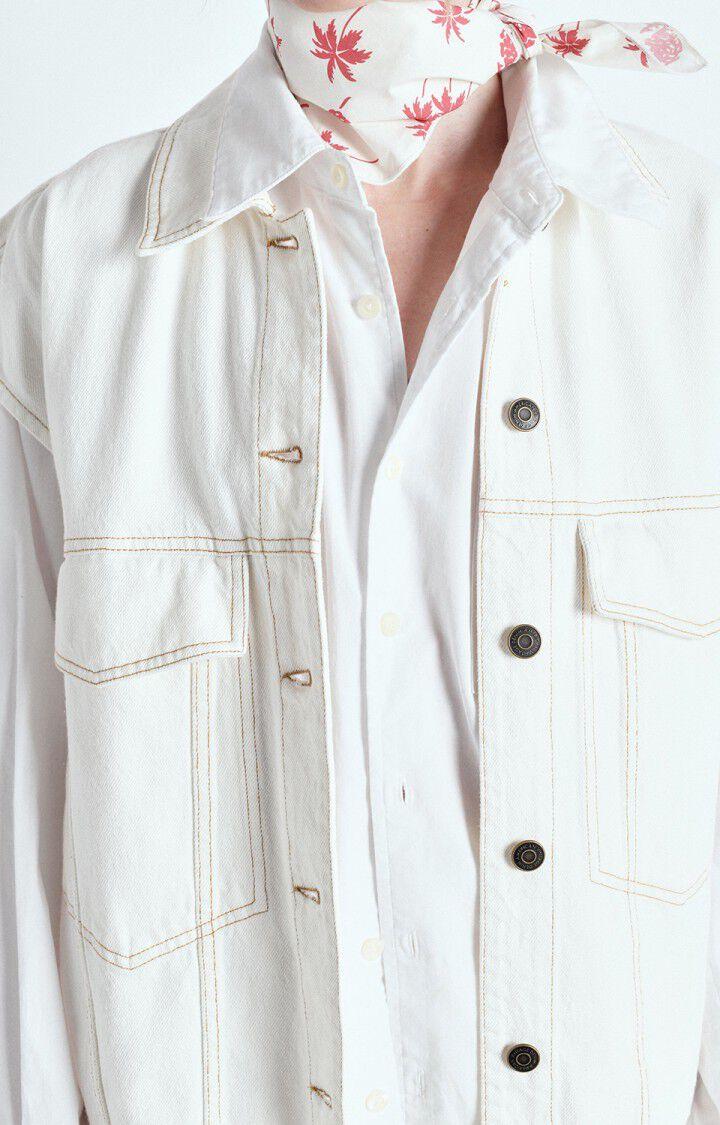 American Vintage Veste Femme Jozastreet - OFF WHITE Sans Manches Blanc - E25
