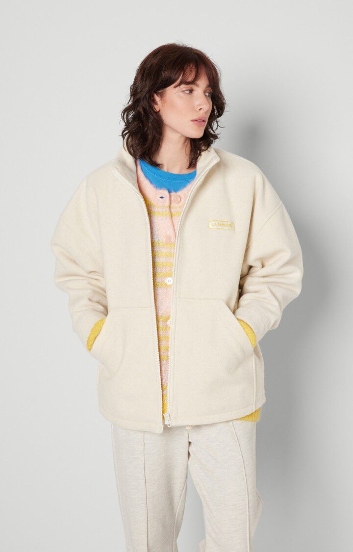 american vintage Veste femme Karabay - ECRU Beige - H22