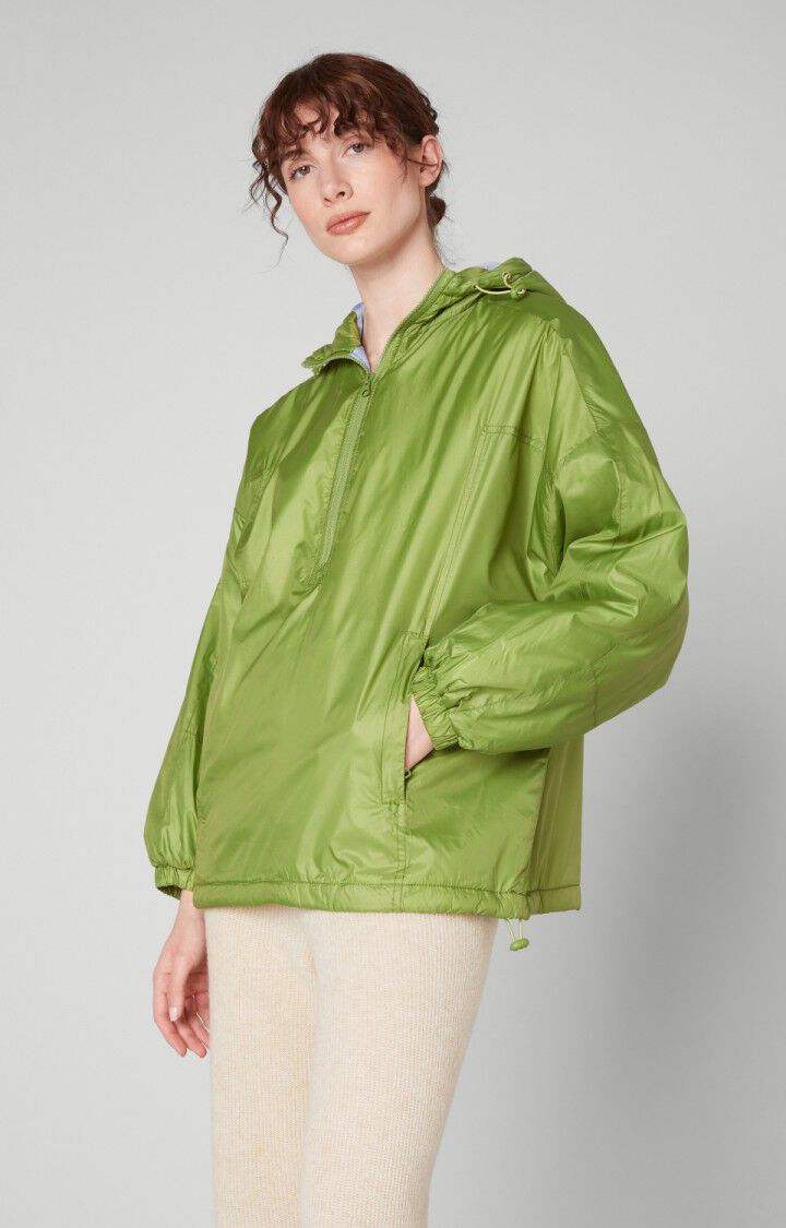 american vintage Veste femme Lixobay - SAUTERELLE Manches longues Vert - E22