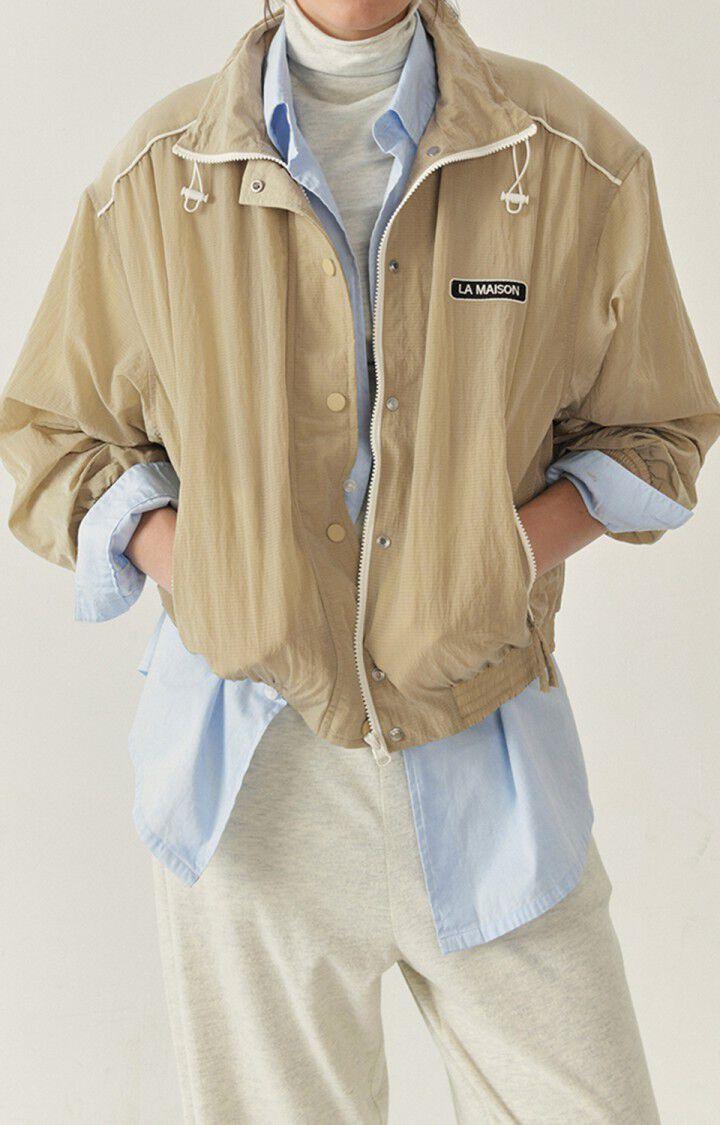 american vintage Veste femme Lozy - SESAME 56 Manches longues Marron - E23