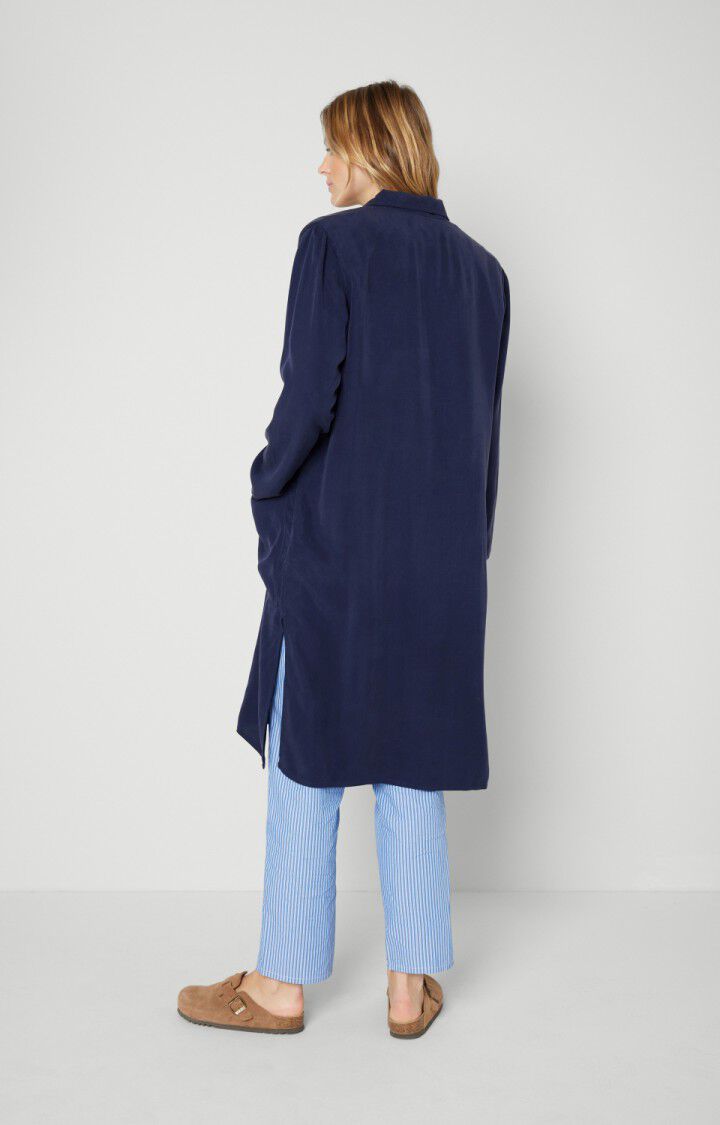 American Vintage Veste Femme Nalastate - SPHERE Manches Longues Bleu - E20