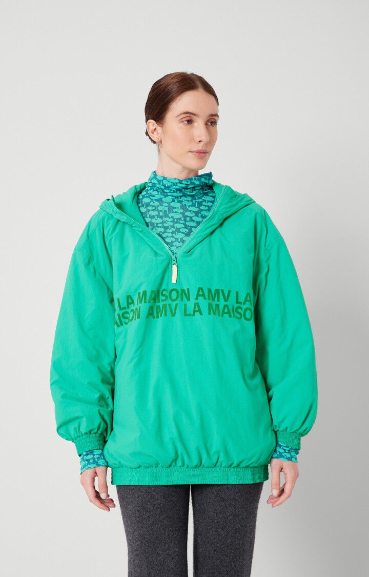 american vintage Veste femme Nymo - MACHE 55 Manches longues Vert - H22B