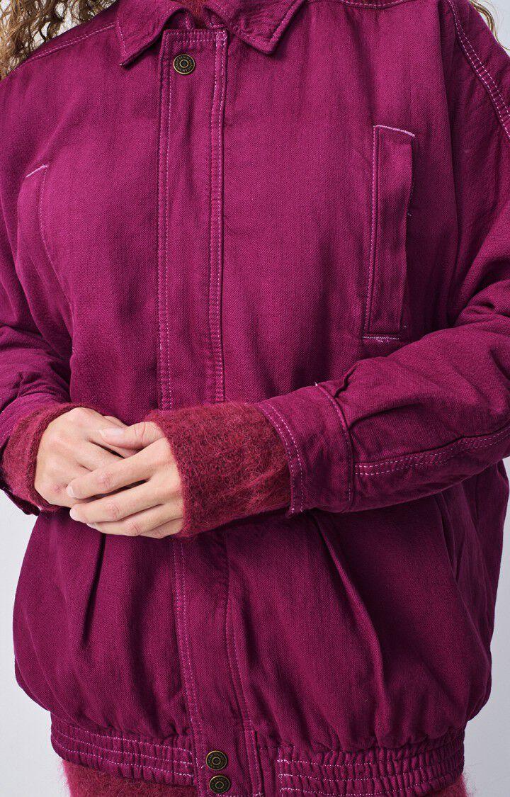 American Vintage Veste Femme Nyolow - FUCHSIA SURTEINT 74 Manches Longues Violet - H24