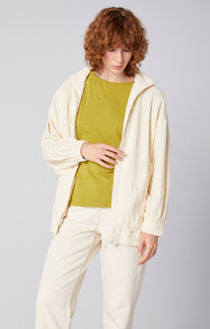 american vintage Veste femme Oyobay - ECRU Manches longues Beige - E22