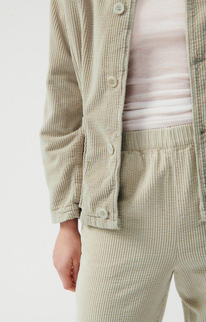 American Vintage Veste Femme Padow - MASTIC 54 Manches Longues Beige - E23