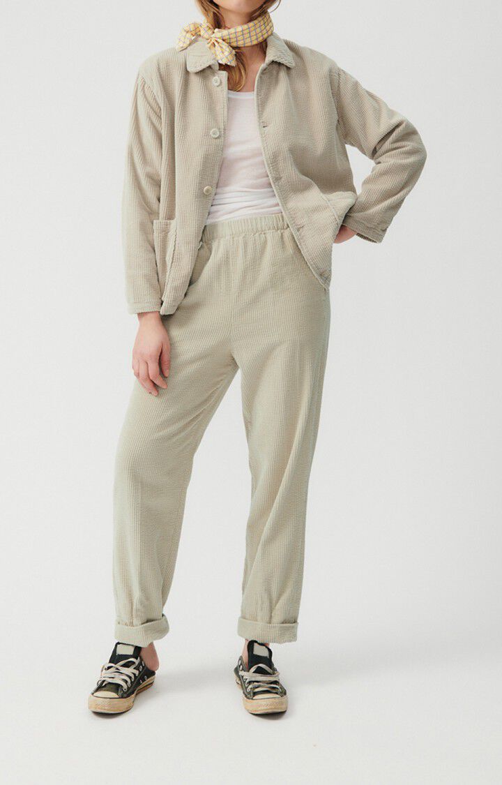 American Vintage Veste Femme Padow - MASTIC 54 Manches Longues Beige - E23