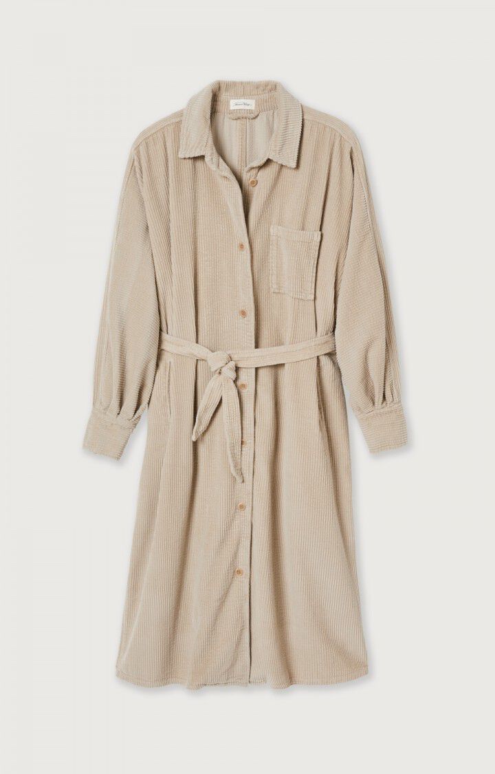 american vintage Veste femme Padow - MASTIC Manches longues Beige - H22B