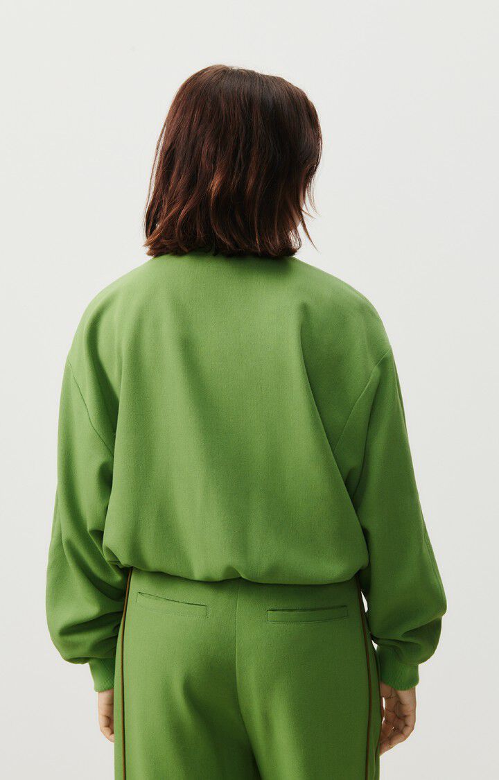 American Vintage Veste Femme Pukstreet - PRINTEMPS 54 Manches Longues Vert - H23