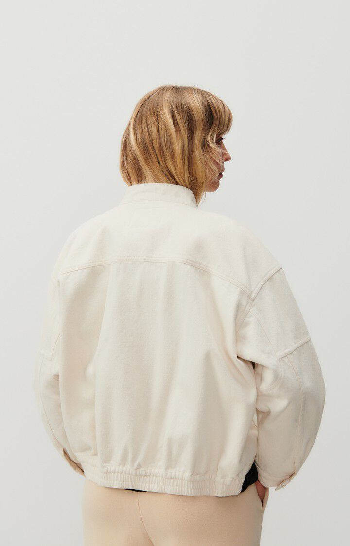 American Vintage Veste Femme Spywood - ECRU 50 Manches Longues Beige - E24