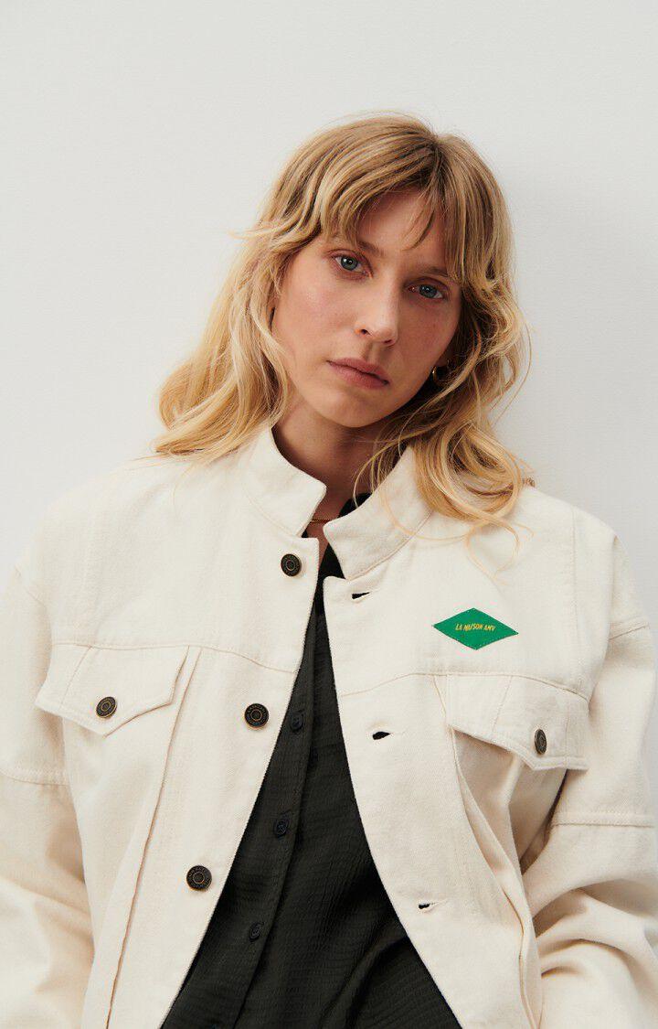 American Vintage Veste Femme Spywood - ECRU 50 Manches Longues Beige - E24