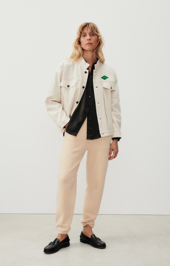 american vintage Veste femme Spywood - ECRU 50 Manches longues Beige - E24