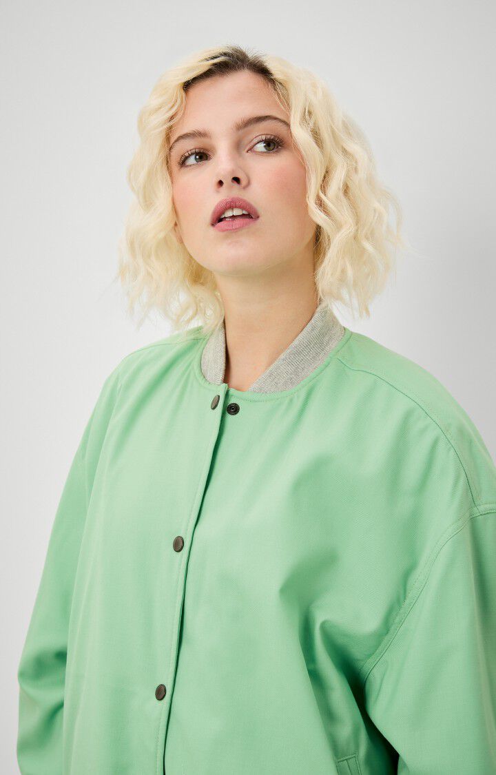 American Vintage Veste Femme Tabinsville - JADE Manches Longues Vert - E22