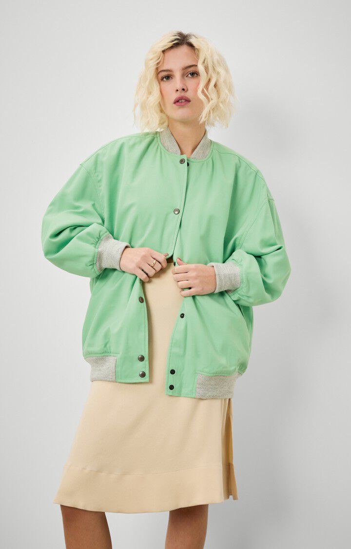 American Vintage Veste Femme Tabinsville - JADE Manches Longues Vert - E22