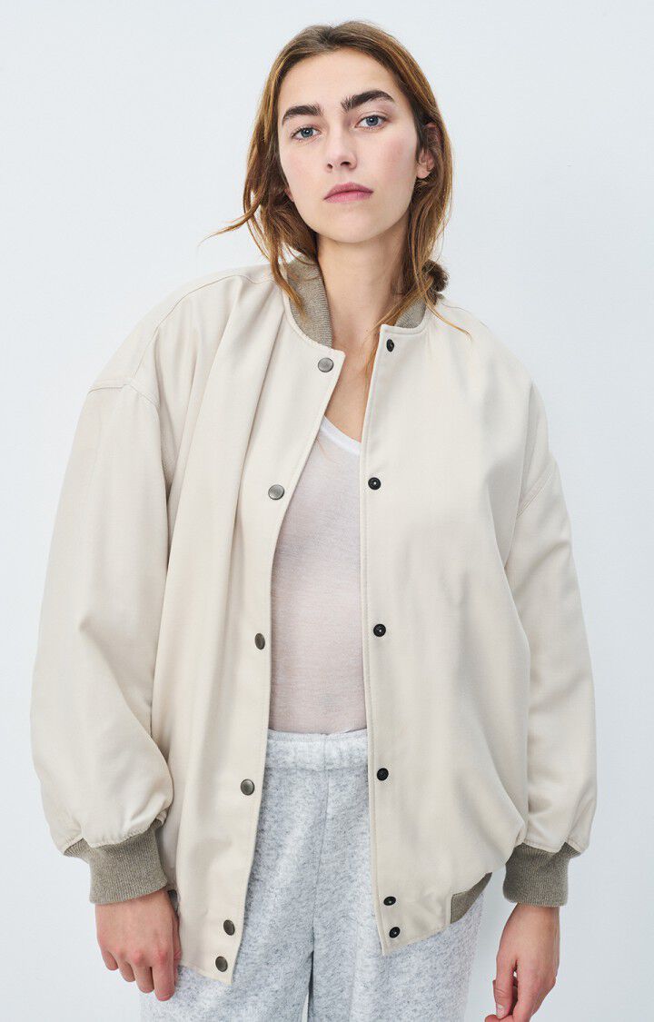american vintage Veste femme Tabinsville - MASTIC Beige - H22