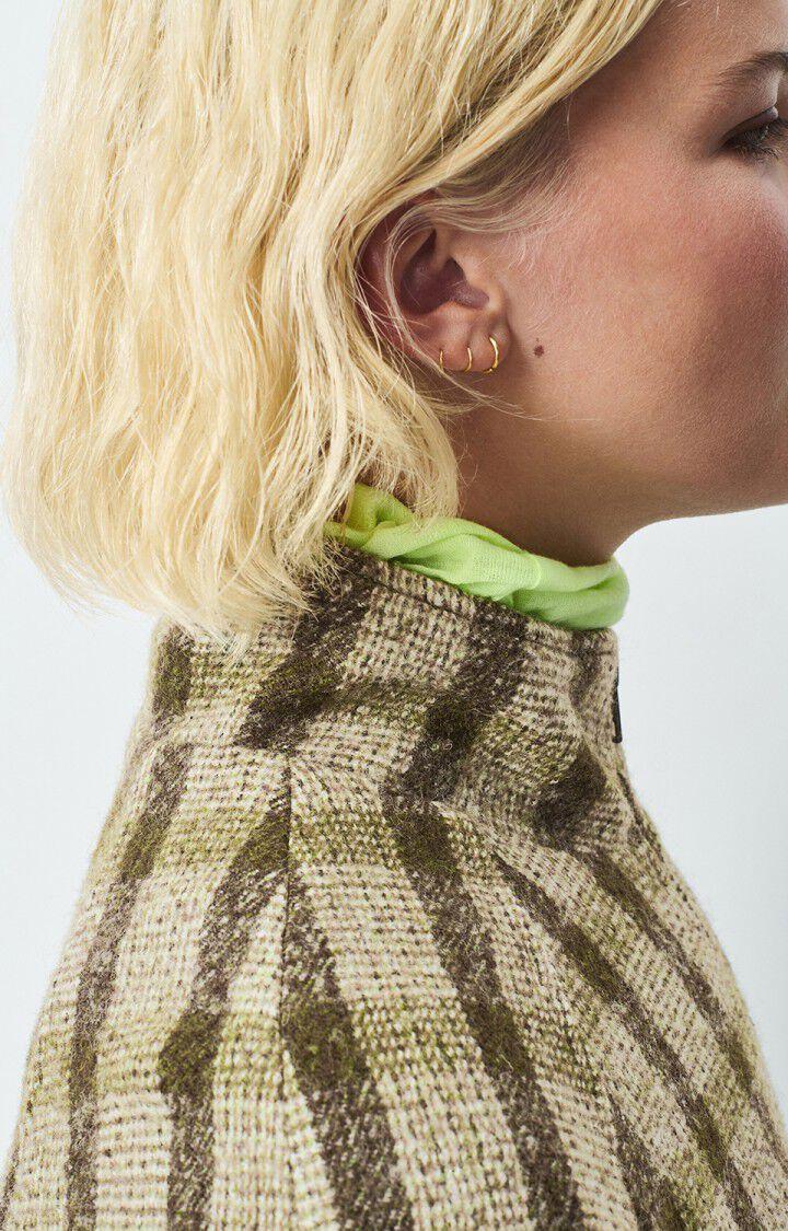 American Vintage Veste Femme Tursburg - TARTAN LEZARD 71 Manches Longues Marron - H24