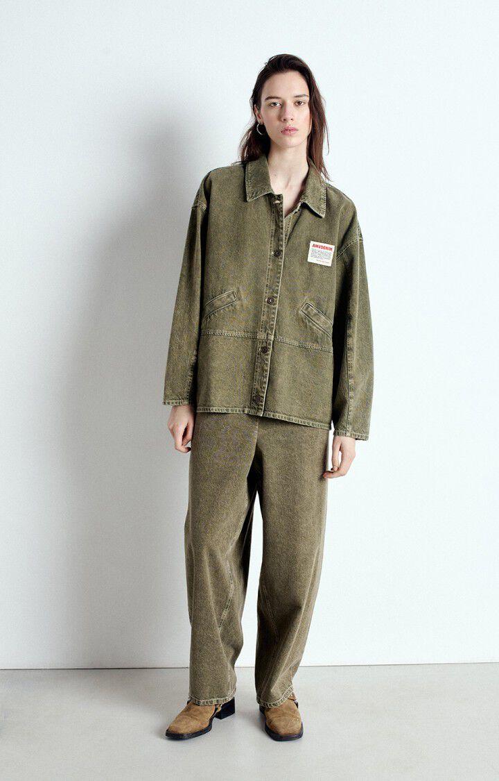 American Vintage Veste Femme Uzatown - OLIVE 51 Manches Longues Vert - E25