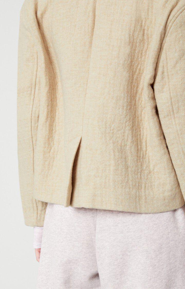 American Vintage Veste Femme Vezapark - ECRU CHINE Manches Longues Beige - E22
