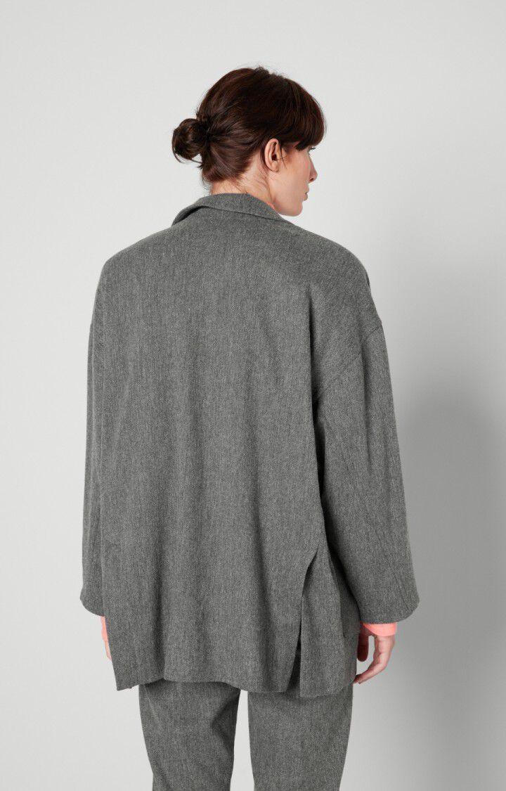 American Vintage Veste Femme Weftown - GRIS CHINE Gris - H22