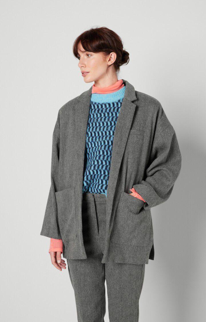 american vintage Veste femme Weftown - GRIS CHINE Gris - H22