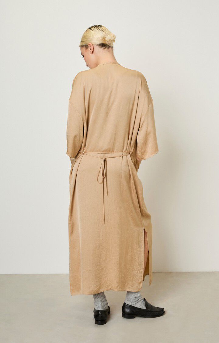 American Vintage Veste Femme Widland - AMARETTO Manches 7/8 Beige - H21