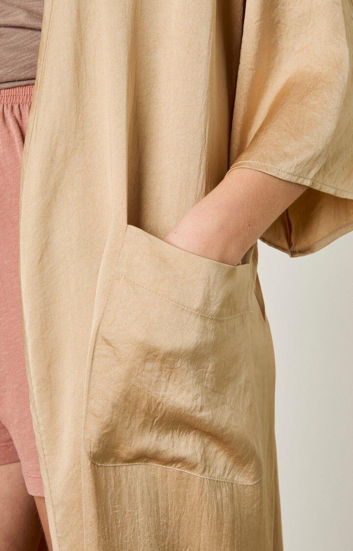 American Vintage Veste Femme Widland - AMARETTO Manches 7/8 Beige - H21