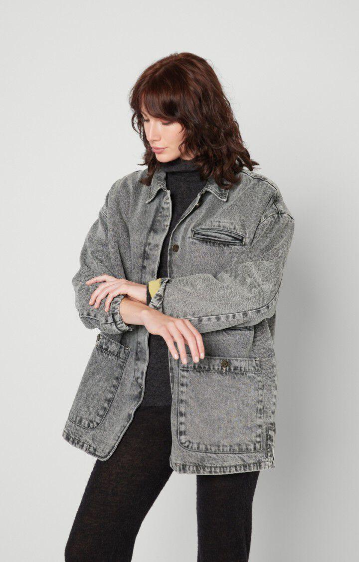 american vintage Veste femme Yopday - GRIS POIVRE ET SEL Gris - H22
